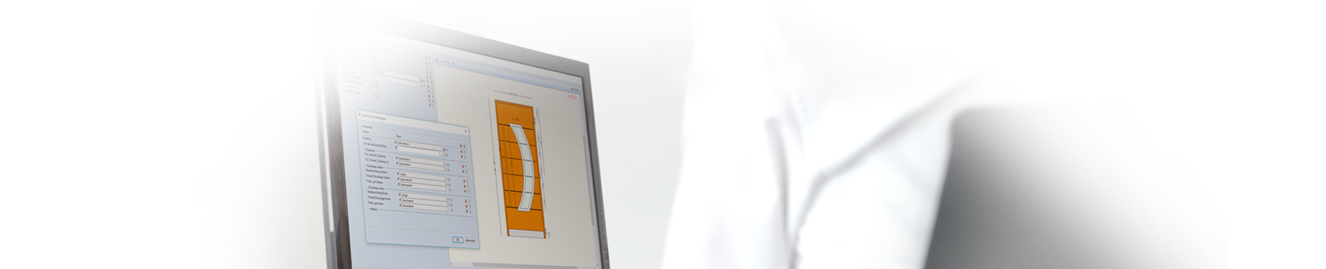 Haustür-Bearbeitung mit Fensterbau-Software - Thema Vollblattbearbeitung