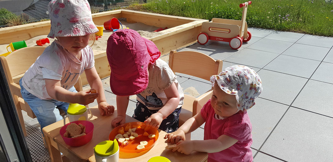 Die Terrasse der Kindertagespflege